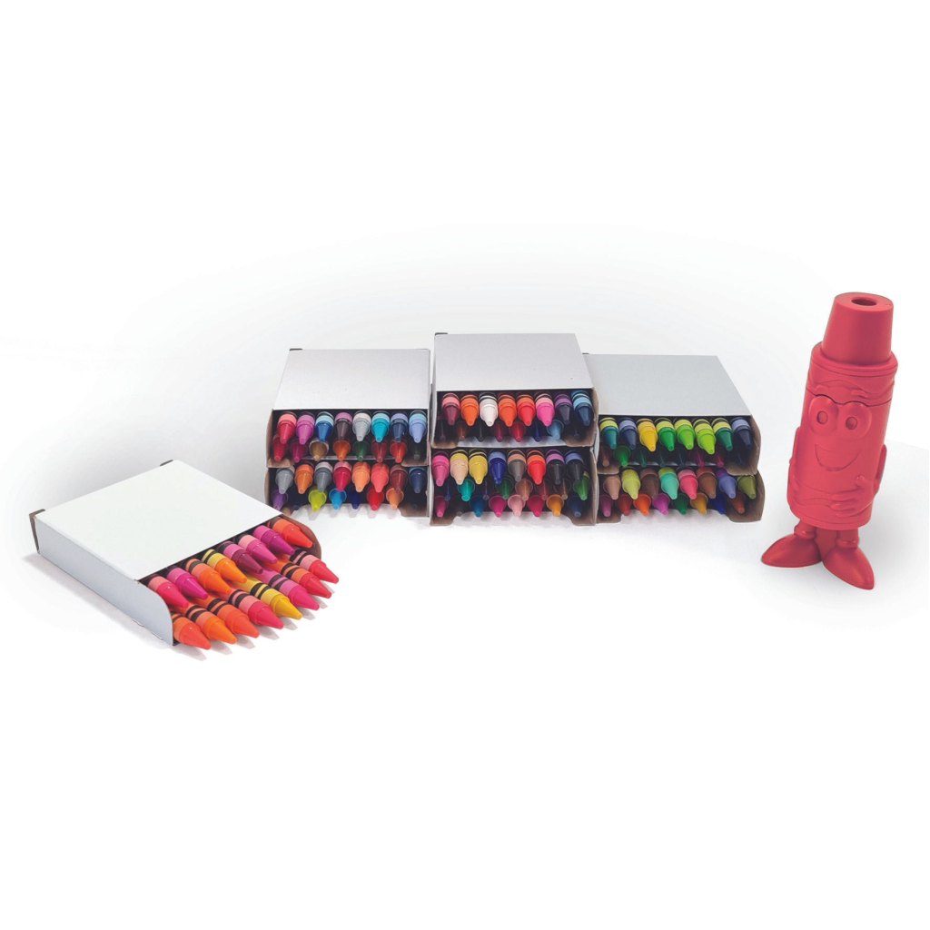 Олівці кольорові Crayola воскові, 120 шт зі стругачкою (52-6920) - зображення 3