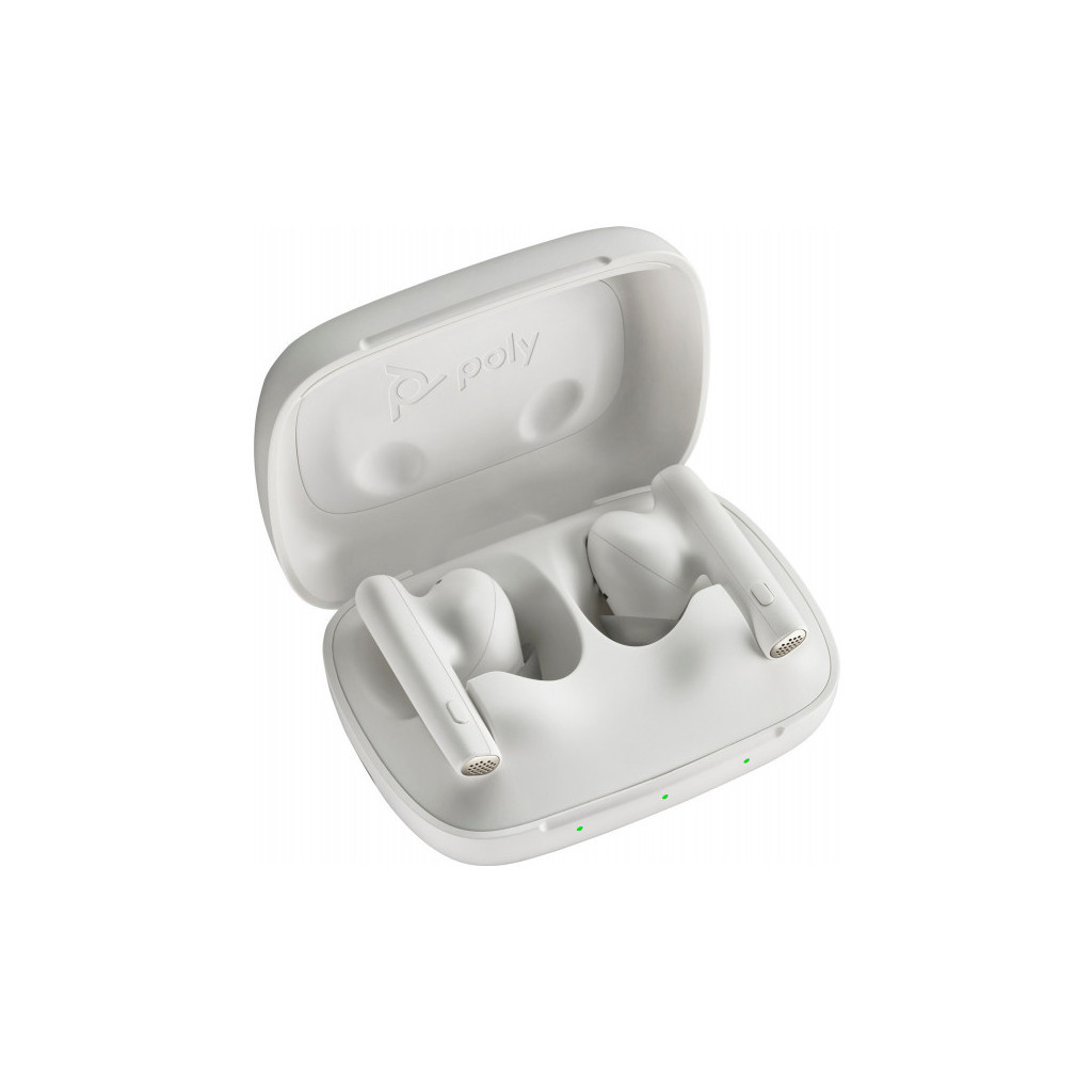 Навушники Poly Voyager Free 60 Earbuds + BT700C + BCHC White (7Y8L4AA) - зображення 5