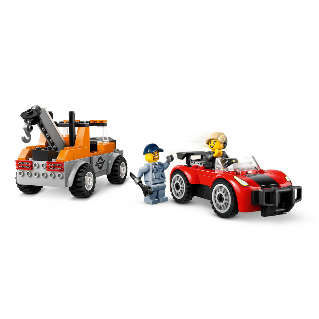 Конструктор LEGO City Евакуатор і ремонт спортивних авто (60435) - зображення 3