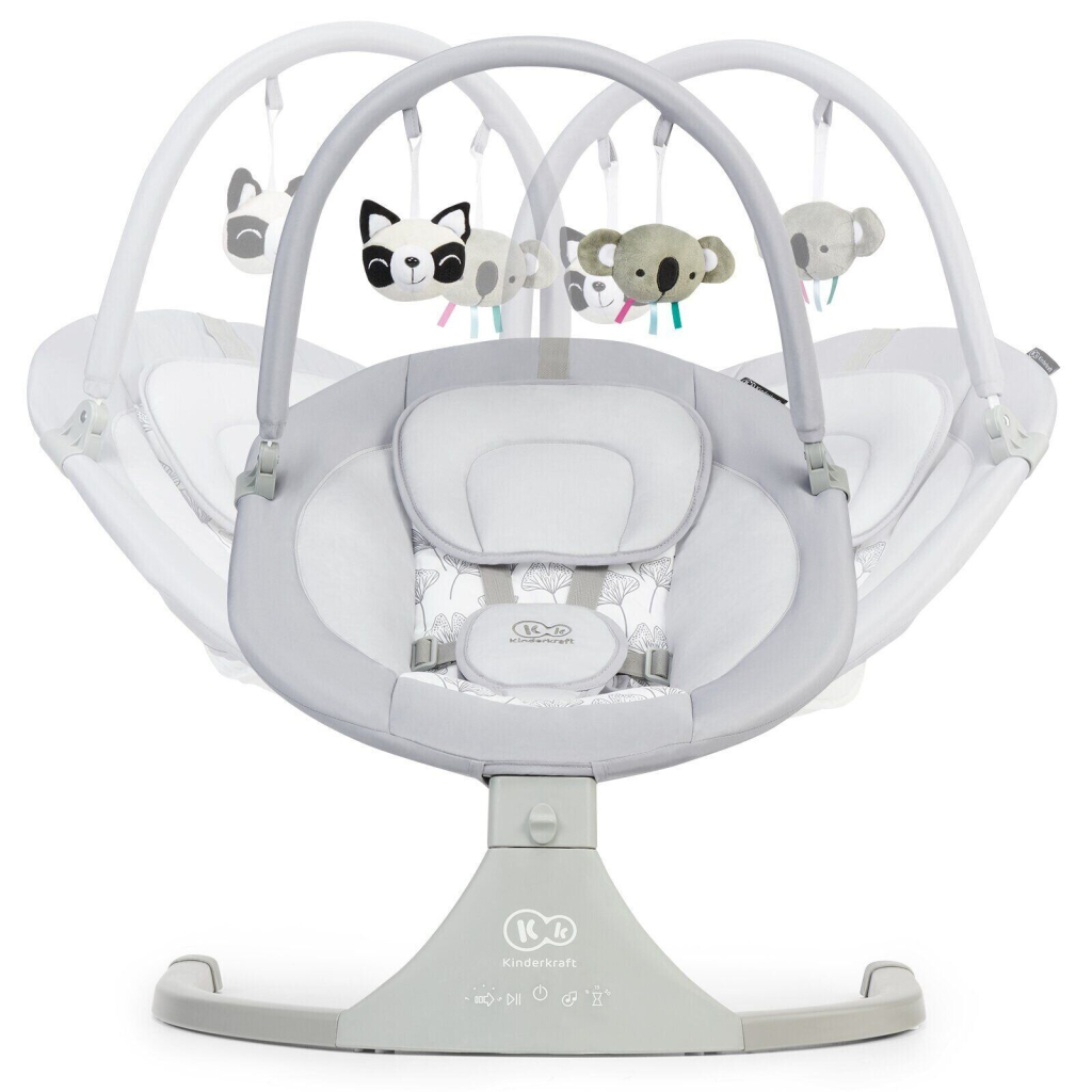 Крісло-гойдалка Kinderkraft Luli Gray (5902533915668) - зображення 3