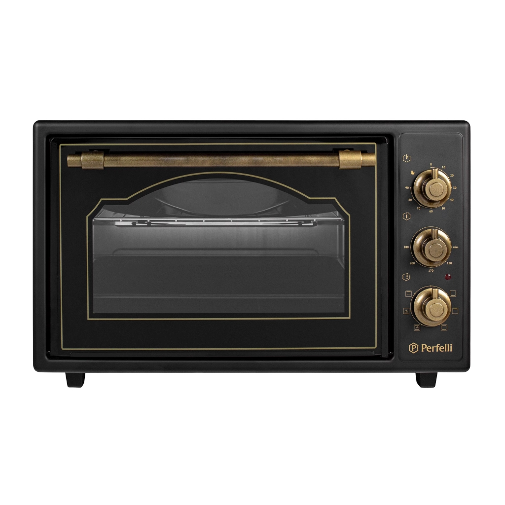 Електропіч Perfelli LAGGIO 37 BLACK RETRO - зображення 1