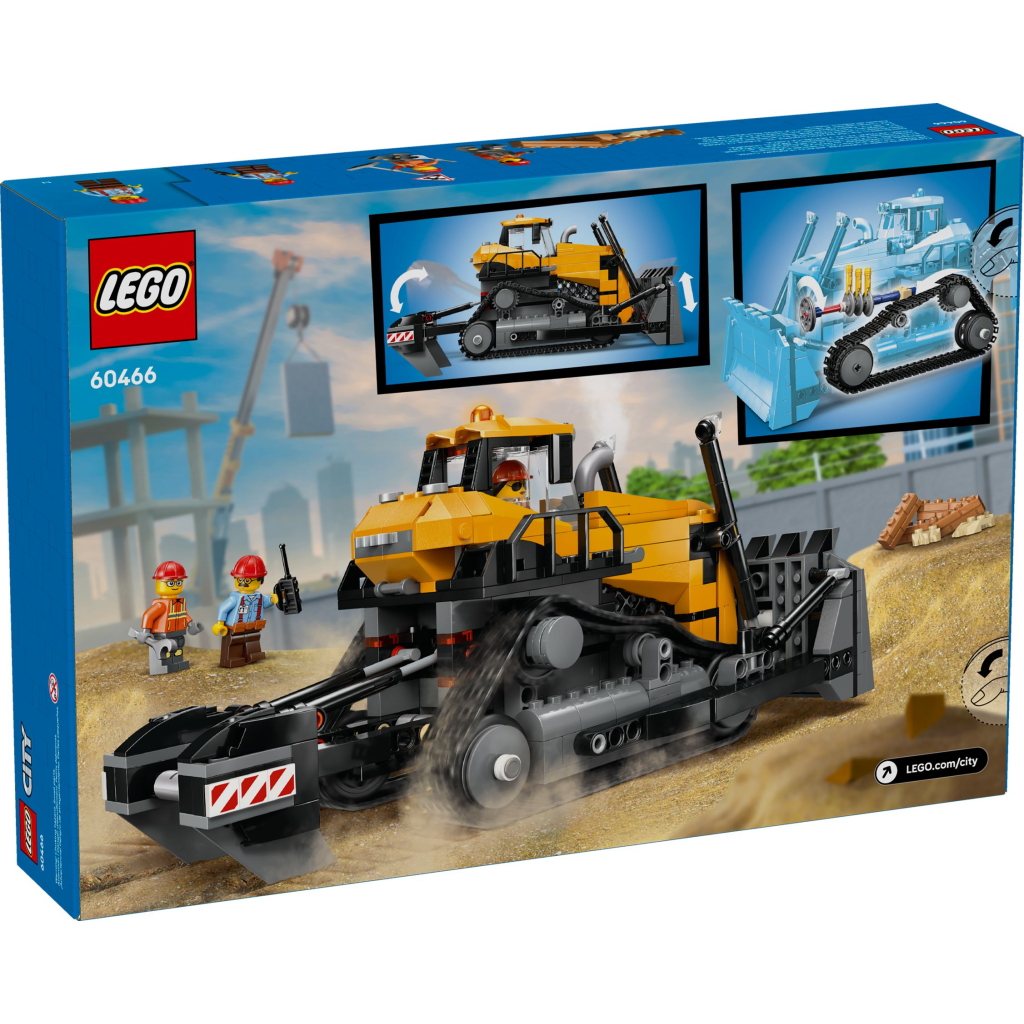 Конструктор LEGO City Жовтий бульдозер (60466) - зображення 7