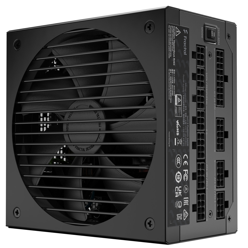 Блок живлення Fractal Design 560W Ion + 2 Platinum (FD-P-IA2P-560-EU) - зображення 2