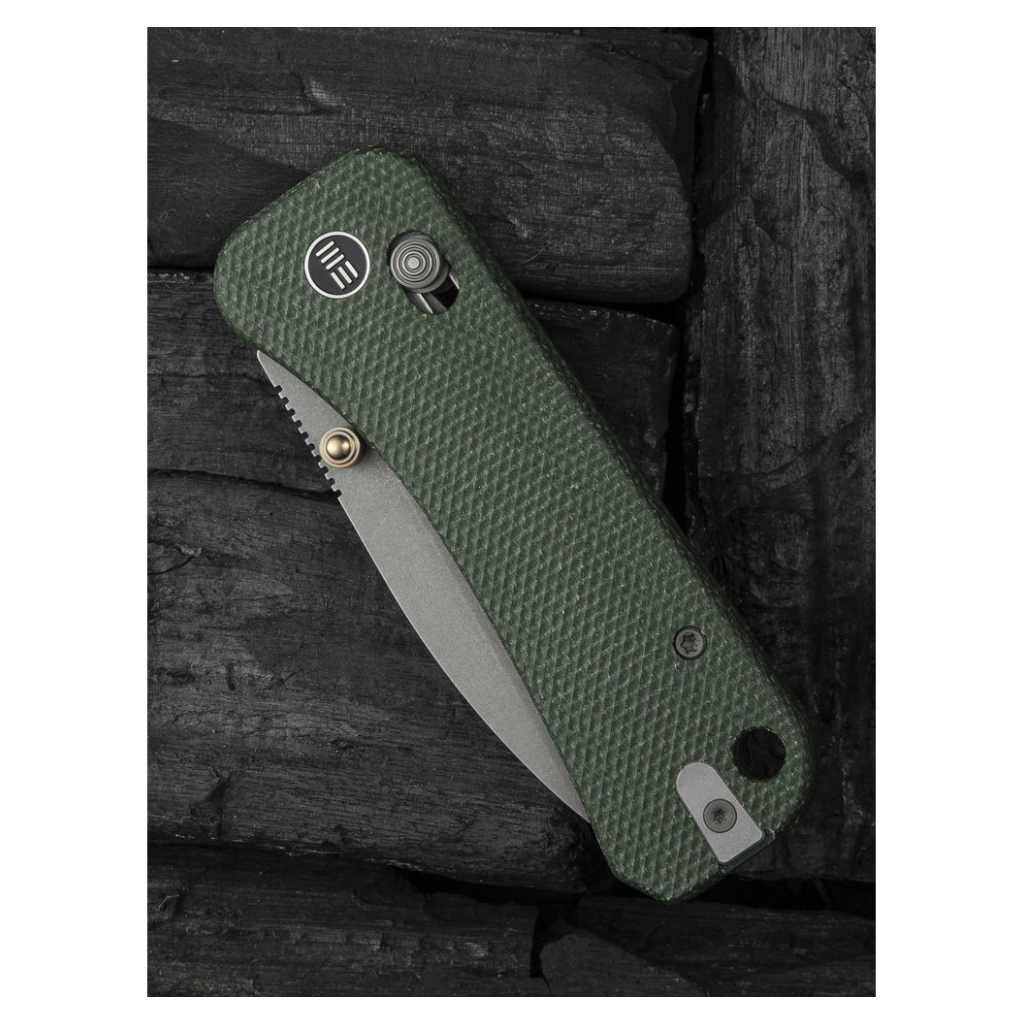 Ніж Weknife Banter 2, Green Mikarta, Stonewash (WE23075-3) - зображення 10