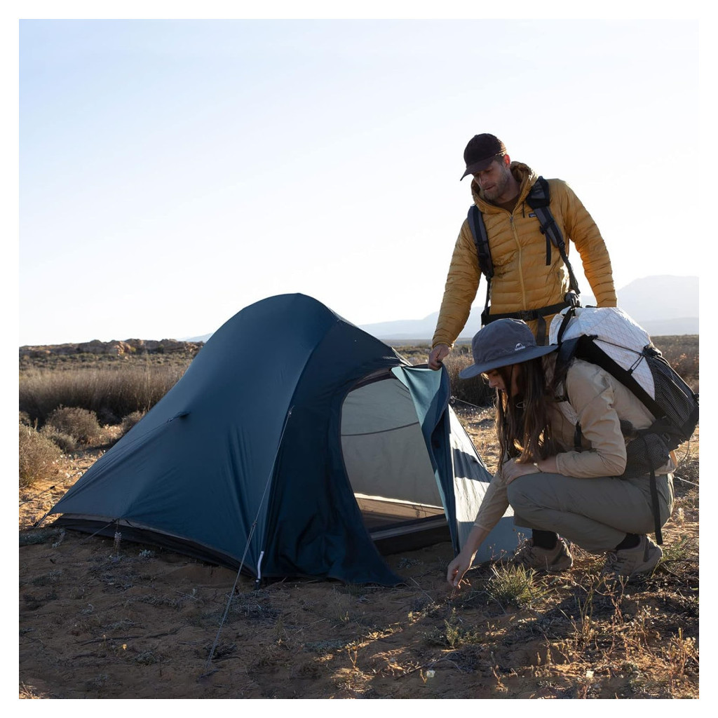 Намет Naturehike надлегкий одномісний Cloud Up 1 Updated NH18T010-T 20D темно-синій (6927595783276) - зображення 3