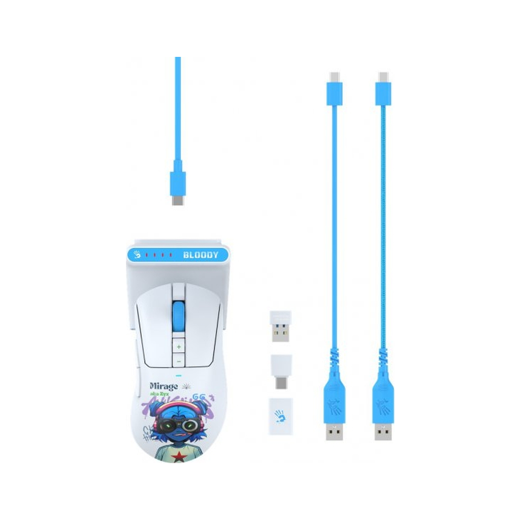 Мишка A4Tech Bloody R73 Ultra Duo Wireless Nyx Mirage (4711421002363) - зображення 2