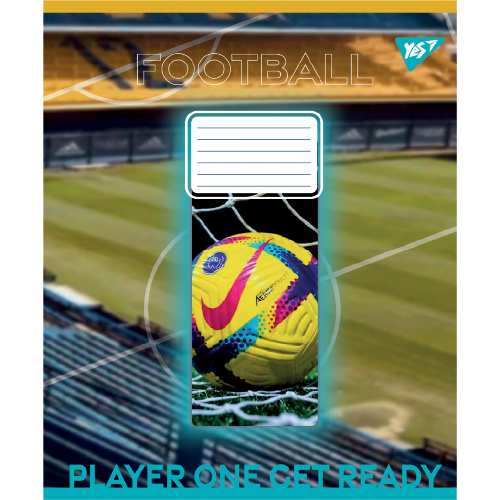 Зошит Yes Football stadium А5 36 аркушів лінія (767750) - зображення 4