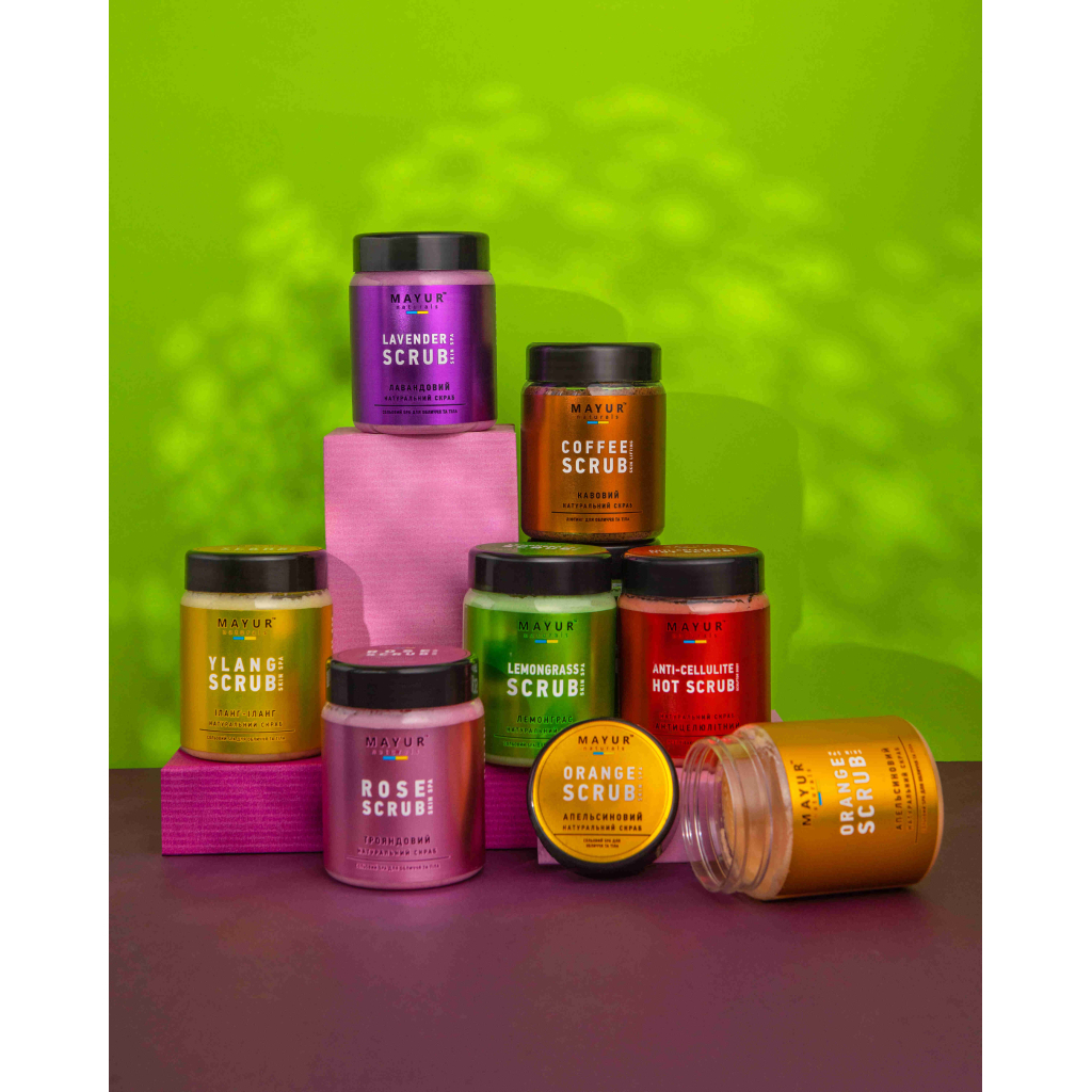 Скраб для тіла Mayur сольовий Апельсин і Вербена 250 мл (4820189560685) - изображение 2