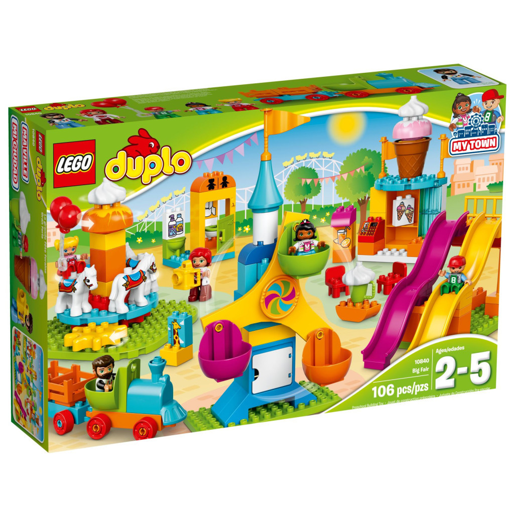 Конструктор LEGO Duplo Великий парк атракціонів (10840) - зображення 1