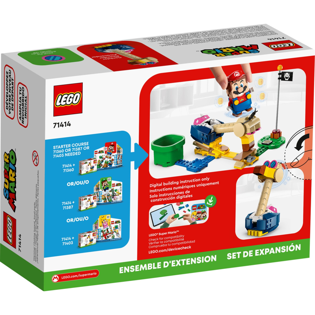 Конструктор LEGO Super Mario Ноггін Боппер Кондортюка. Додатковий набір 130 деталей (71414) - зображення 5