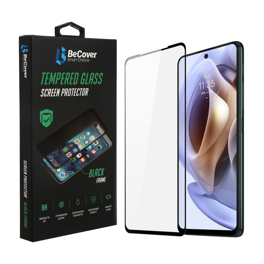 Скло захисне BeCover Motorola Moto G31 / G41 / G42 Black (707598) - зображення 1