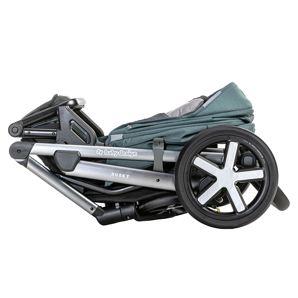 Коляска Baby Design 2 в1 Husky XL 205 TURQUOISE (204852) - зображення 7