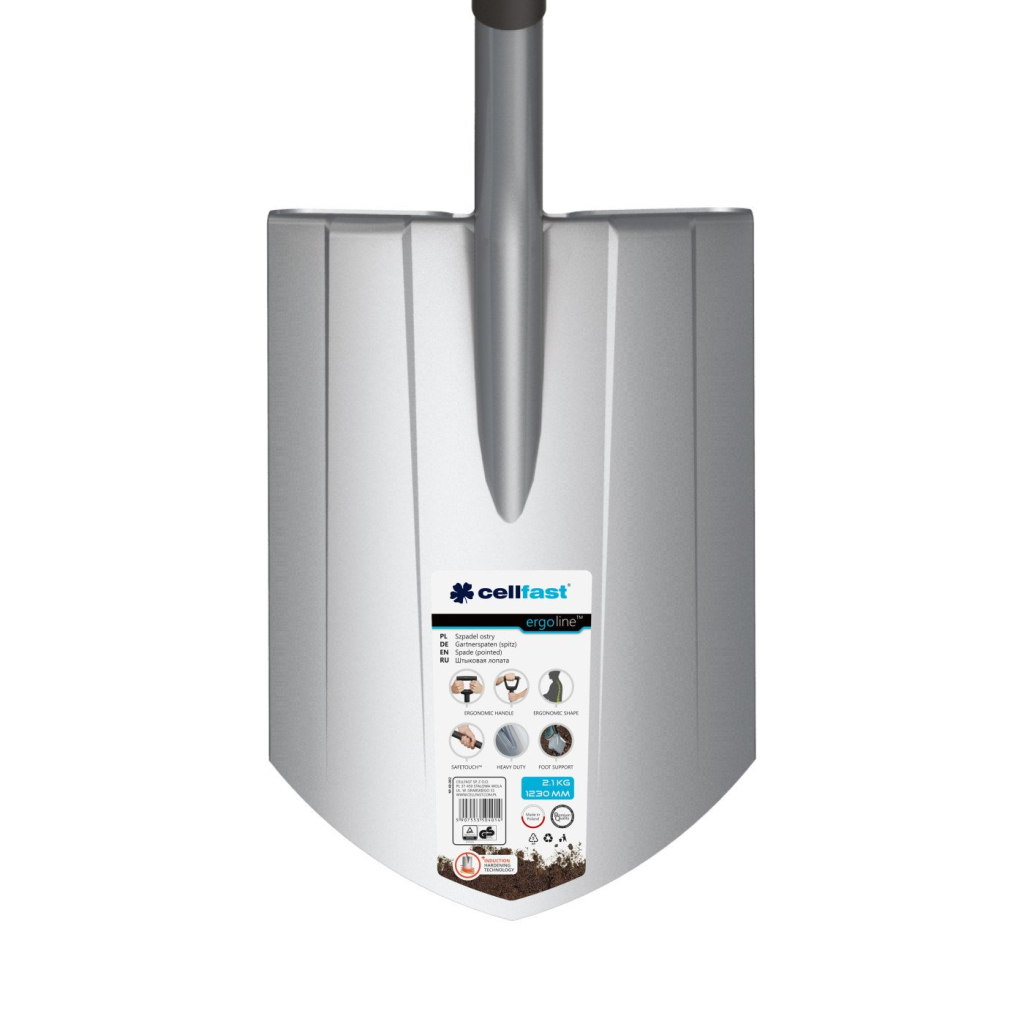 Лопата Cellfast Лопата штикова Cellfast ERGO, 123 см, 2.1кг (40-002) - изображение 7