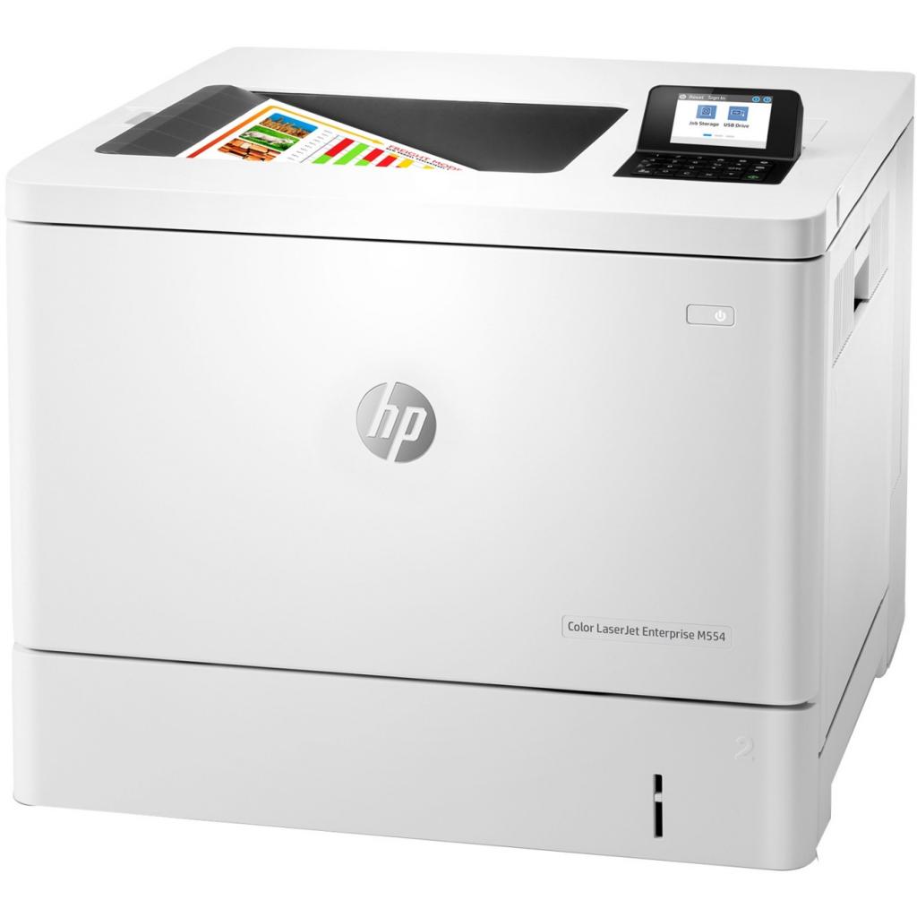 Лазерний принтер HP Color LaserJet Enterprise M554dn (7ZU81A) - зображення 1