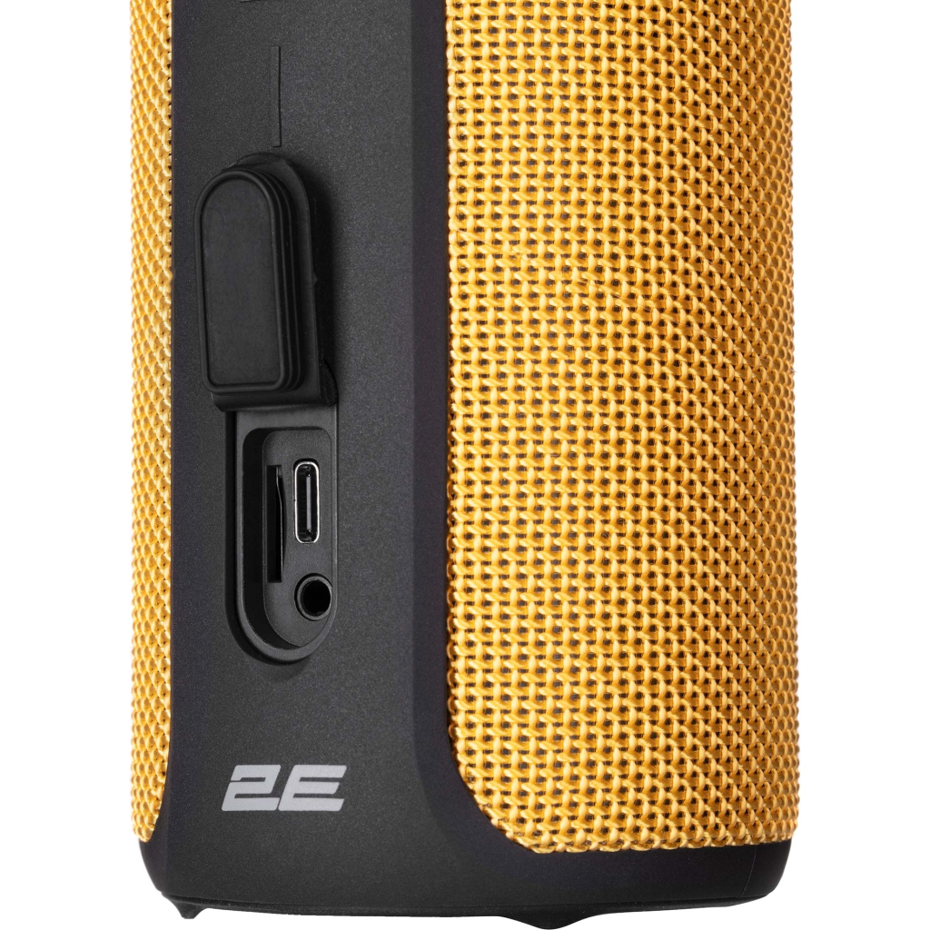 Акустична система 2E SoundXTube TWS MP3 Wireless WaterproofYellow (2E-BSSXTWYW) - зображення 6