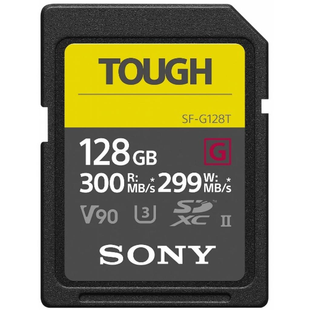 Карта пам'яті Sony 128GB SDXC class10 UHS-II U3 V90 Tough (SFG1TG) - зображення 1