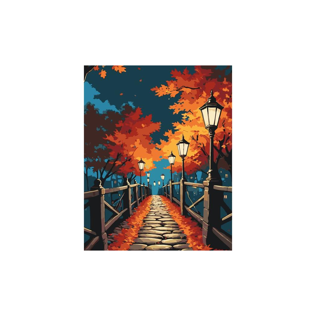 Картина по номерам ArtCraft Нічна прогулянка 40х50 см (11054-AC) - зображення 2