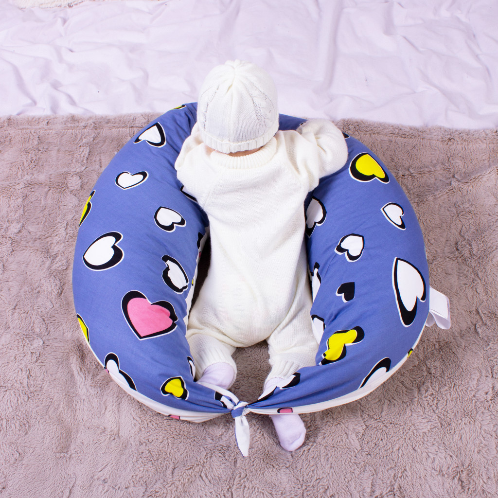 Подушка MirSon для вагітних та годування №8320 Print Line 17-0143 Mayya Бязь 30х170х20 см (2200006200451) - изображение 9