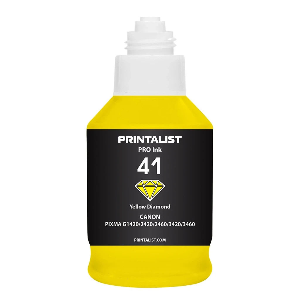 Чорнило Printalist Canon GI-41 для Pixma G2420/3420 190г Yellow (PL41Y) - зображення 2