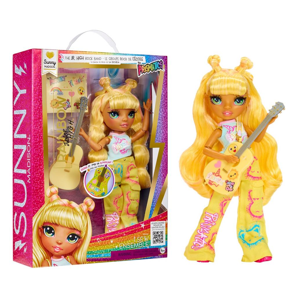 Лялька Rainbow High Junior High Rockband Санні (565628) - зображення 1