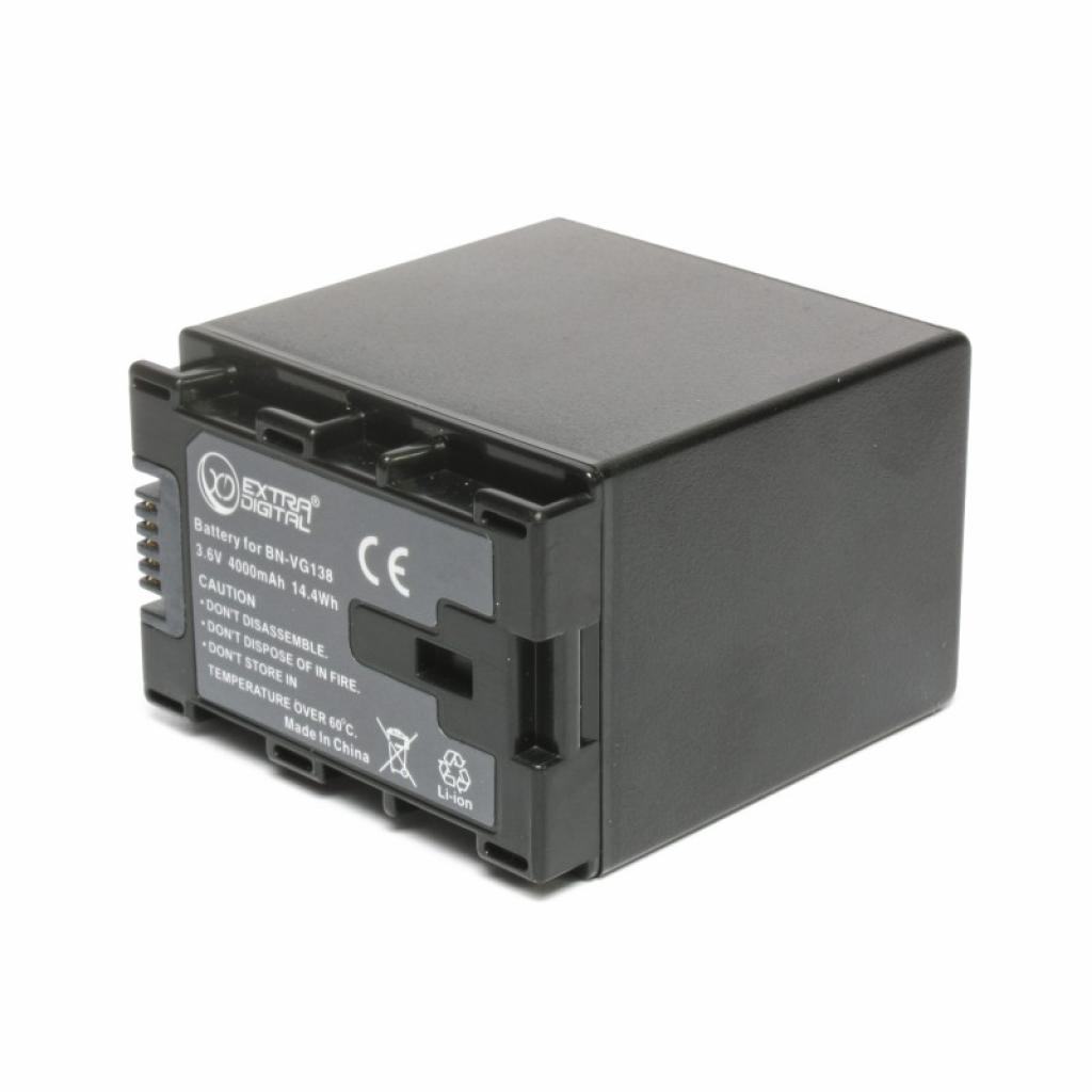 Акумулятор до фото/відео Extradigital JVC BN-VG138 (chip) (BDJ1312) - зображення 2