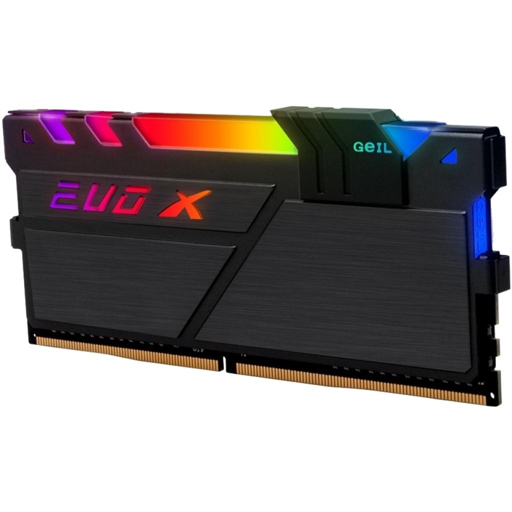 Модуль пам'яті для комп'ютера DDR4 8GB 3200 MHz Evo X Hybrid Independent Light Geil (GEXSB48GB3200C16ASC) - зображення 2