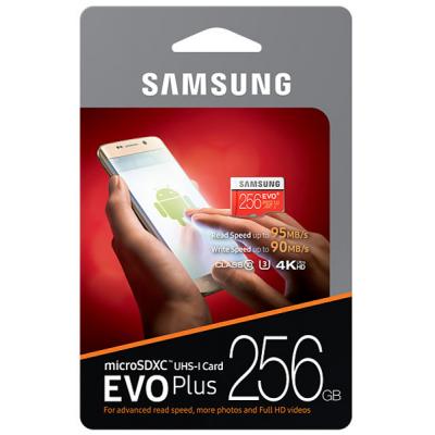 Карта пам'яті Samsung 256GB microSDXC class 10 UHS-I EVO PLUS (MB-MC256DA/RU) - зображення 4