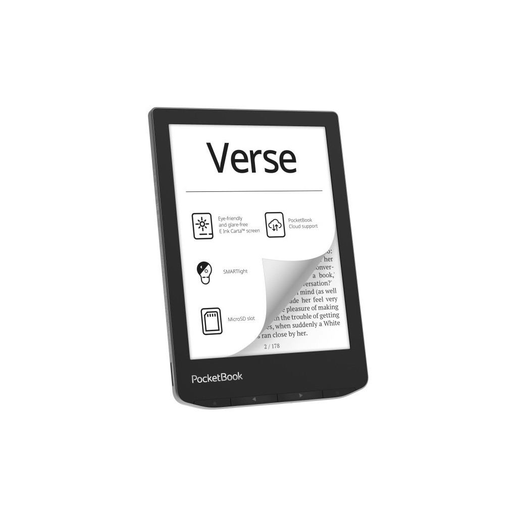 Електронна книга Pocketbook 629 Verse Mist Grey (PB629-M-CIS) - зображення 3