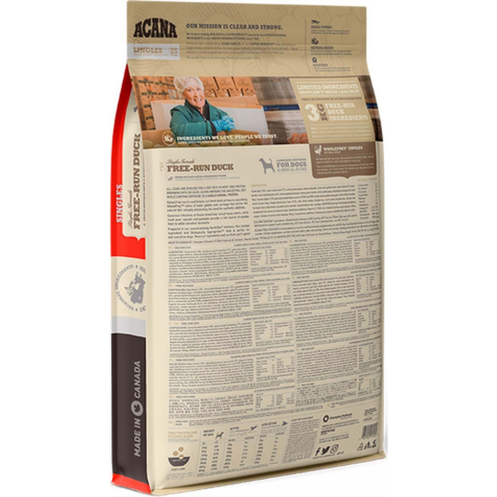 Сухий корм для собак ACANA Free-Run Duck 6 кг (0064992571603) - зображення 4