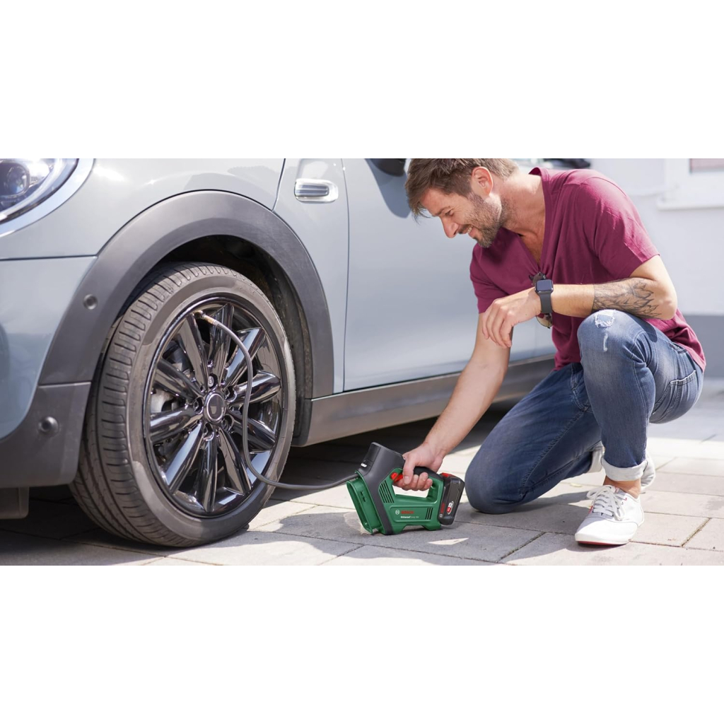 Автомобільний компресор Bosch UniversalPump, 18 В, (без АКБ та ЗП) (0.603.947.100) - зображення 5