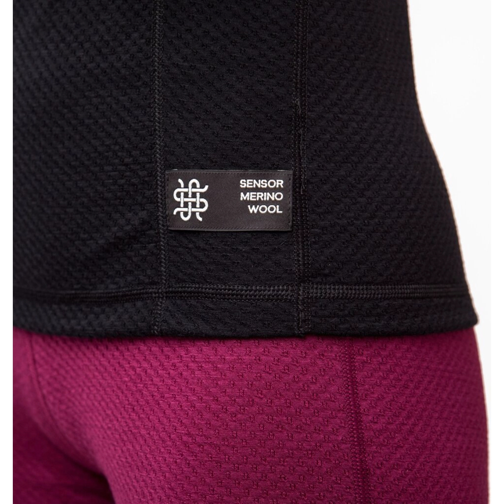 Термокофта Sensor Merino DF LS 15100029, SW11M-black-L (SW11M-black-L) - зображення 5