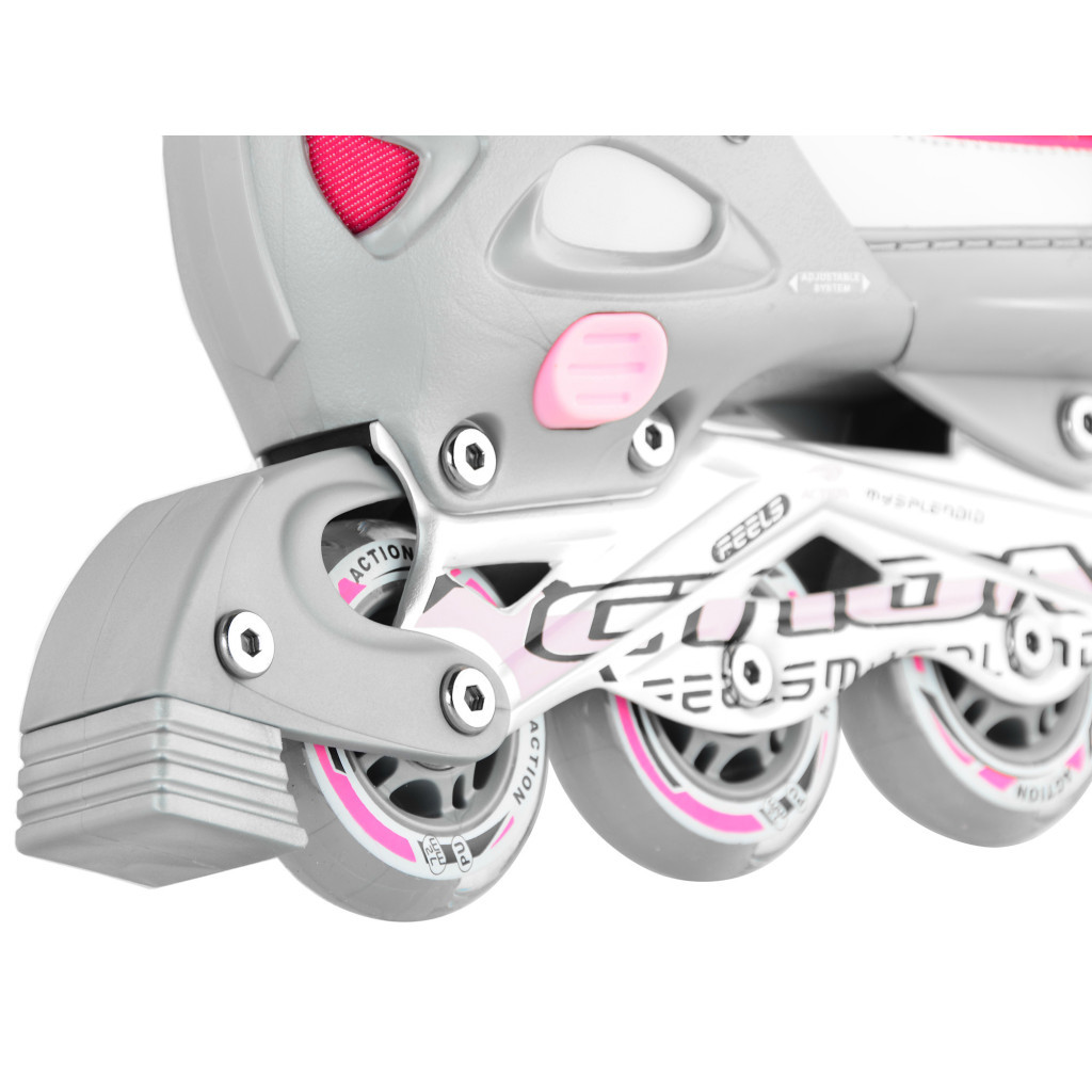 Роликові ковзани Action Anny Рожеві 37-40 (PW-126B-13-2PINK/37-40) - зображення 8