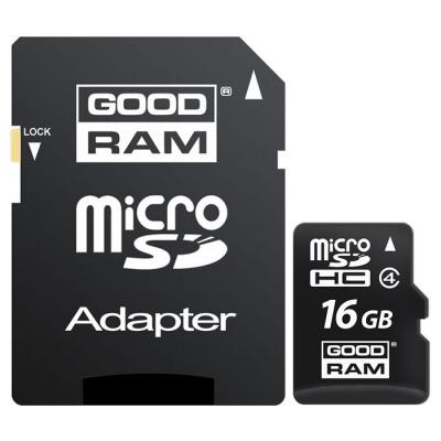 Карта пам'яті Goodram 16GB microSD class 4 (M40A-0160R11) - зображення 1