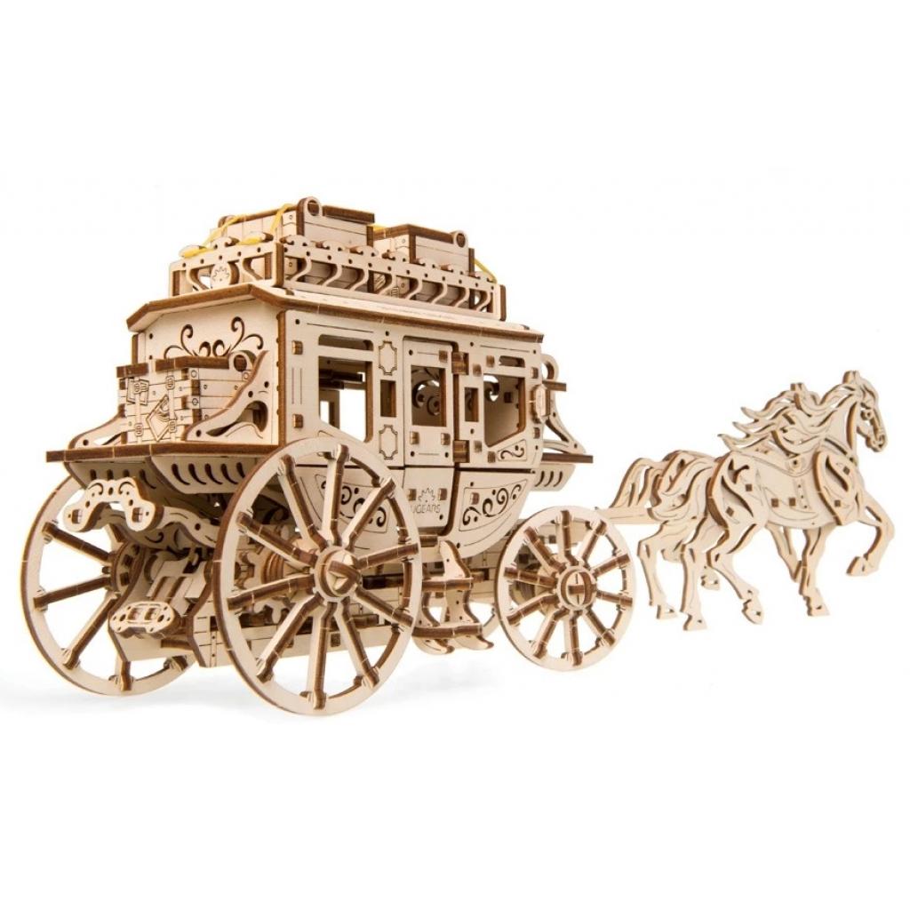 Конструктор Ugears механічний Поштовий диліжанс (70045) - зображення 2
