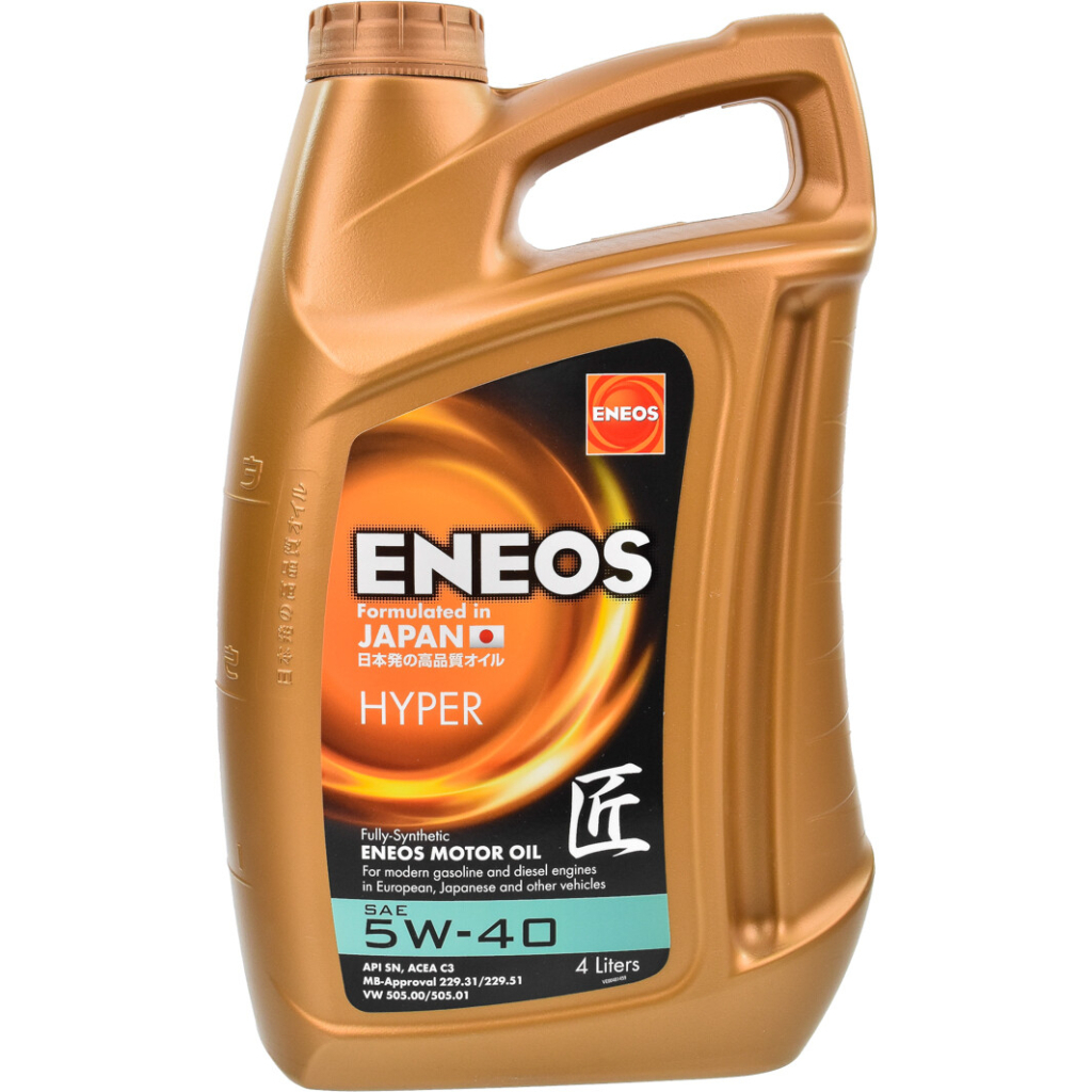 Моторна олива ENEOS HYPER 5W-40 4л (EU0031301N) - изображение 1