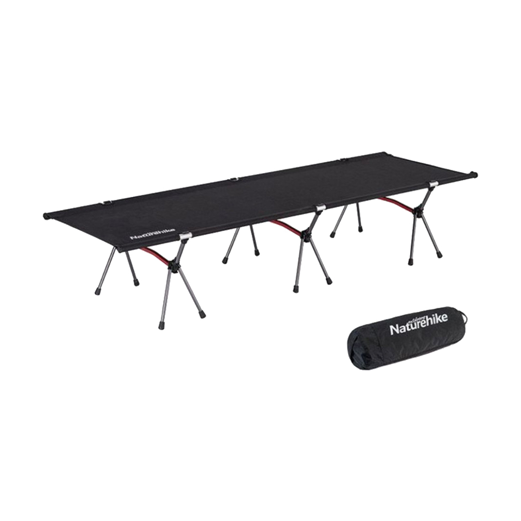 Розкладачка Naturehike NH20JJ009 Black (6927595747728) - зображення 1