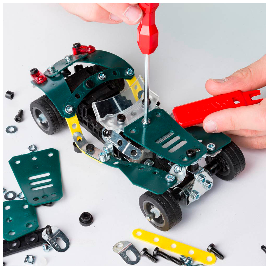 Конструктор Meccano Engineering and robotics Родстер кабріолет 5 в 1 інерційний (6040176) - зображення 3