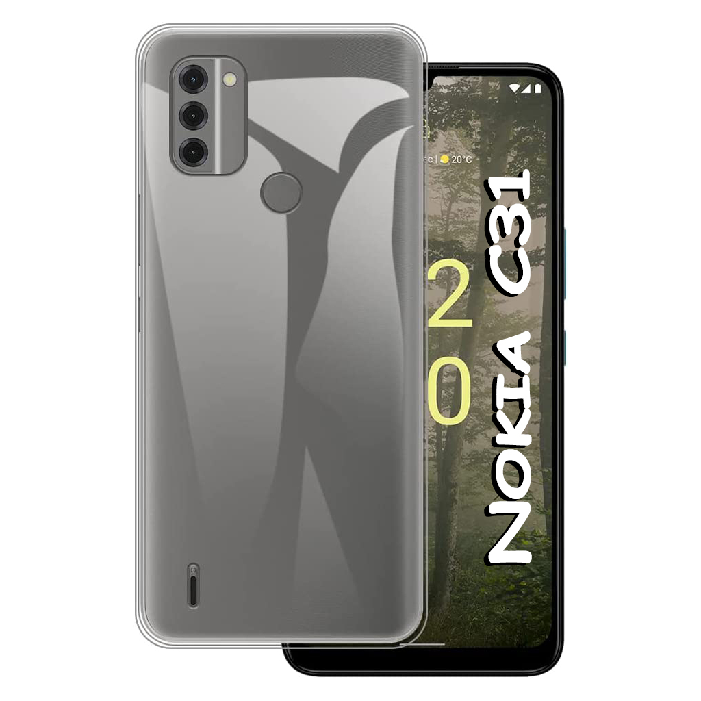 Чохол до мобільного телефона BeCover Nokia C31 Transparancy (708649) - зображення 1