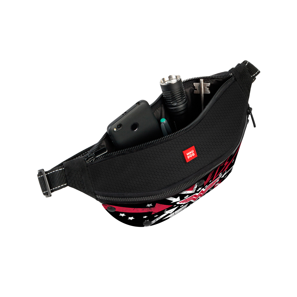 Поясна сумка-бананка для собак WAUDOG Family "Диво-жінка 1" 33х17х10 см (1533-0158) - зображення 2