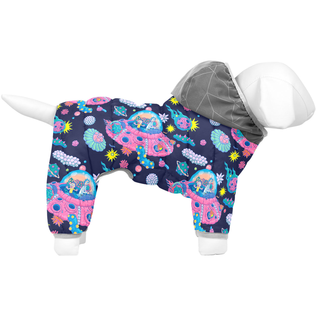 Комбінезон для тварин Collar WAUDOG Clothes "Рік і Морті 1" L50 В 70-74 см, С 47-50 см (5451-0280) - зображення 1