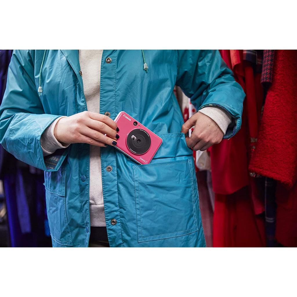 Камера миттєвого друку Canon ZOEMINI C CV123 Bubble Gum Pink + 30 Zink PhotoPaper (3884C035) - зображення 6