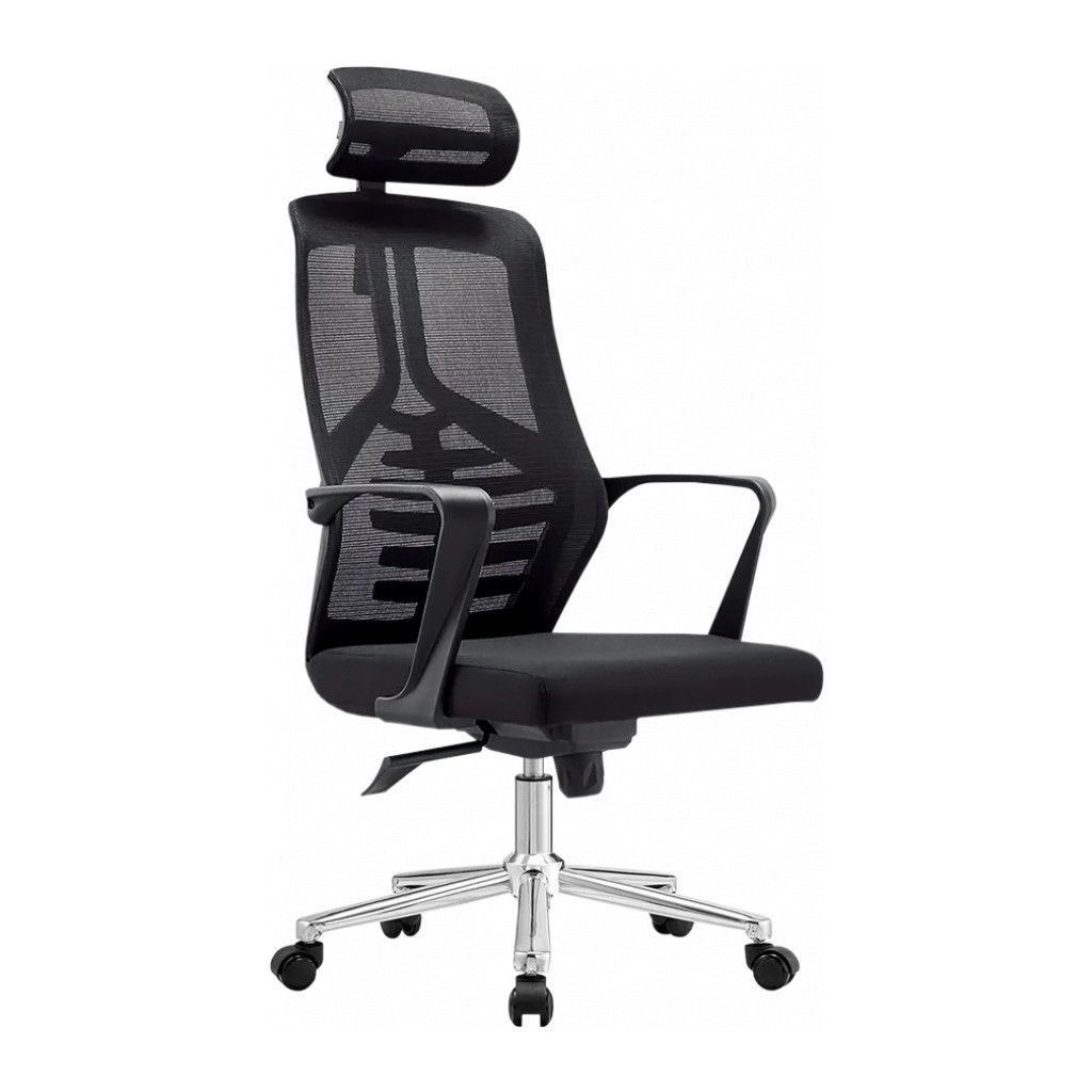 Офісне крісло GT Racer B-717A Black - зображення 1