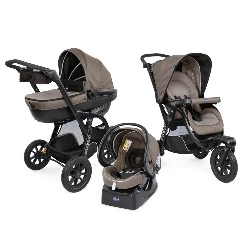 Коляска Chicco 3 в 1 Trio Active3 Top Коричнева (79270.34) - зображення 1