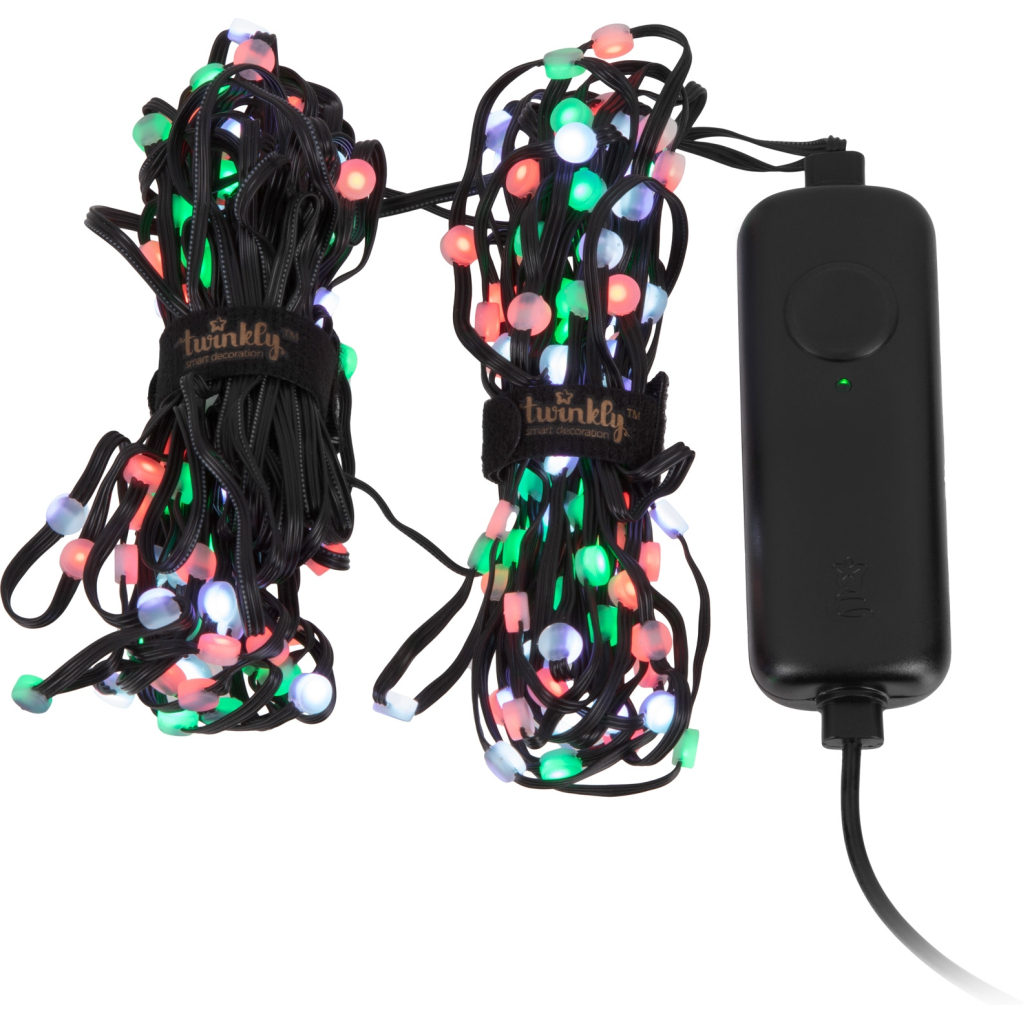 Гірлянда Twinkly Smart LED Dots Lights RGB 200 Gen II, IP44, 10м, прозорий (TWD200STP-BEU) - зображення 3