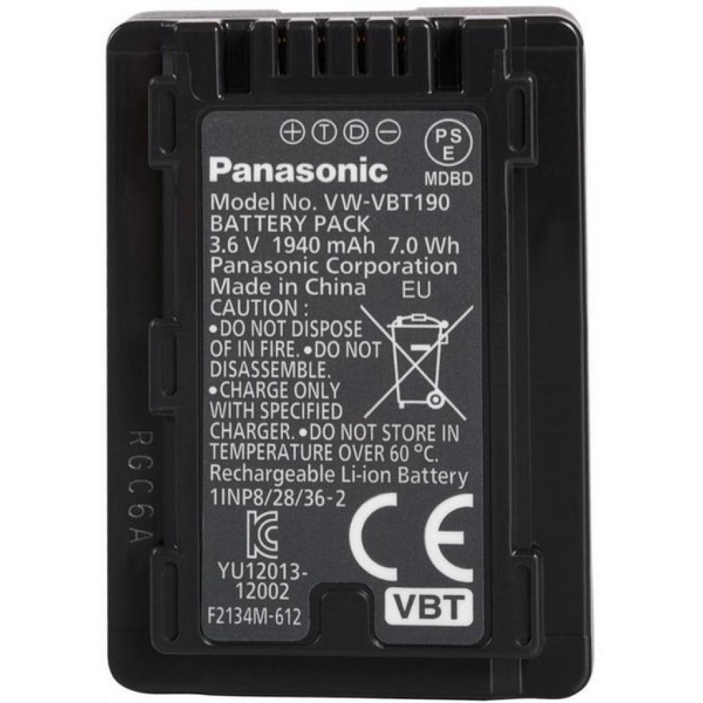 Акумулятор до фото/відео Panasonic VW-VBT190E-K - зображення 3