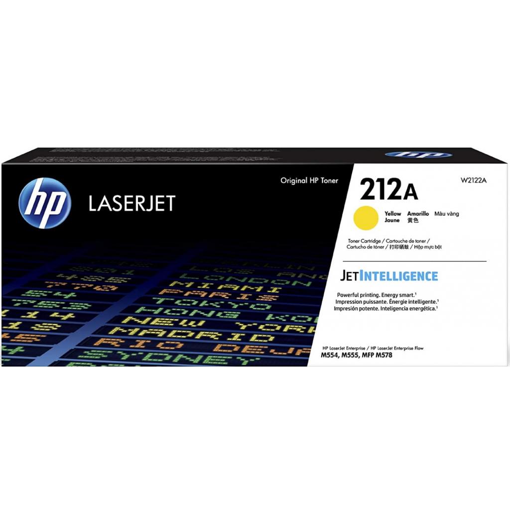 Картридж HP CLJ  212A Yellow 4.5K (W2122A) - изображение 1