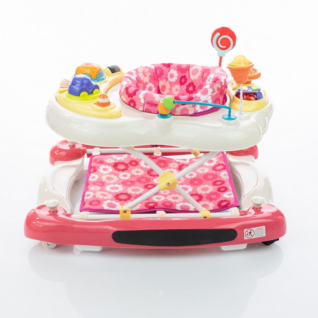 Ходунки BabyHit BG2123 Active Pink-White (73788) - изображение 3