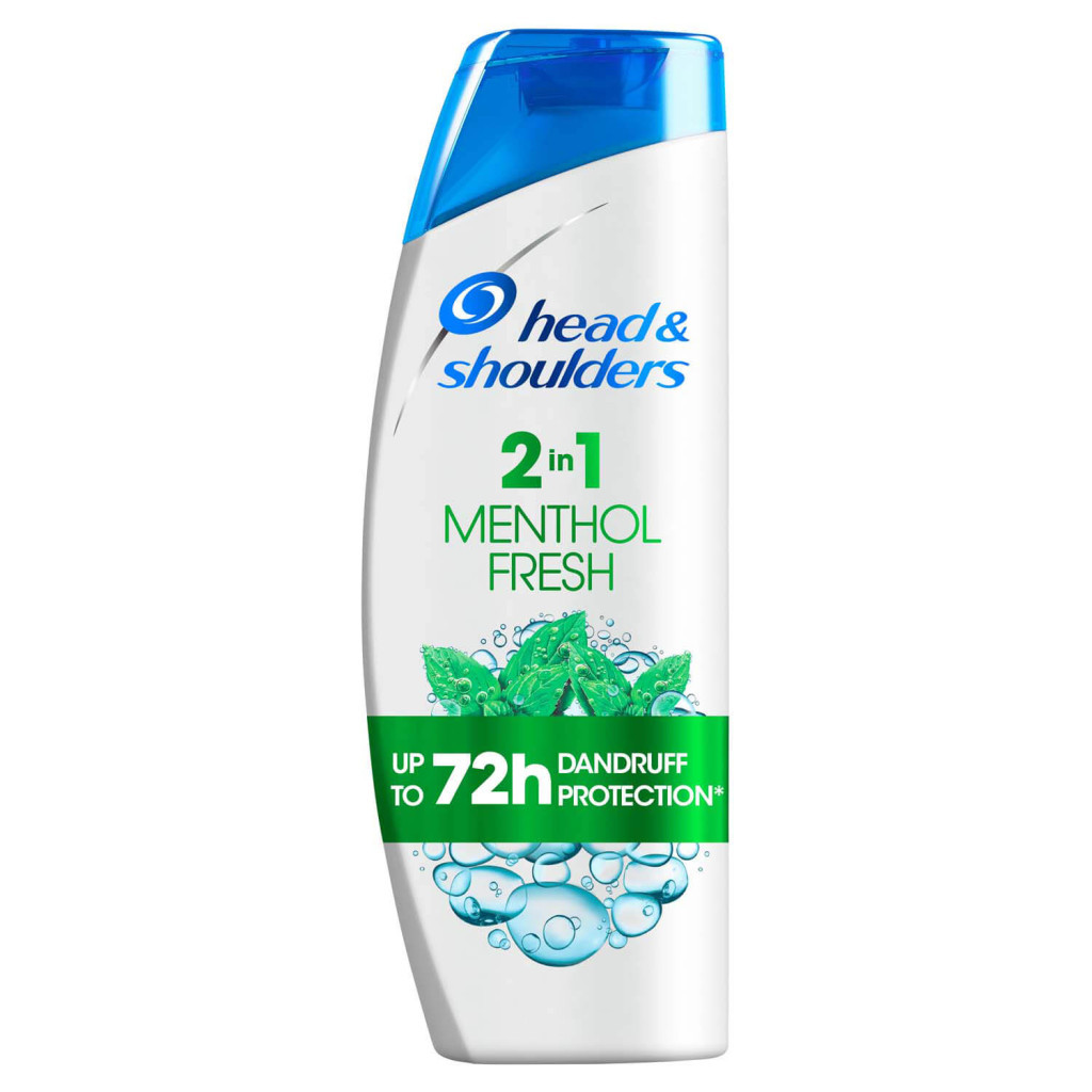 Шампунь Head & Shoulders Свіжість ментолу 2 в 1 225 мл (8006540063514) - зображення 1