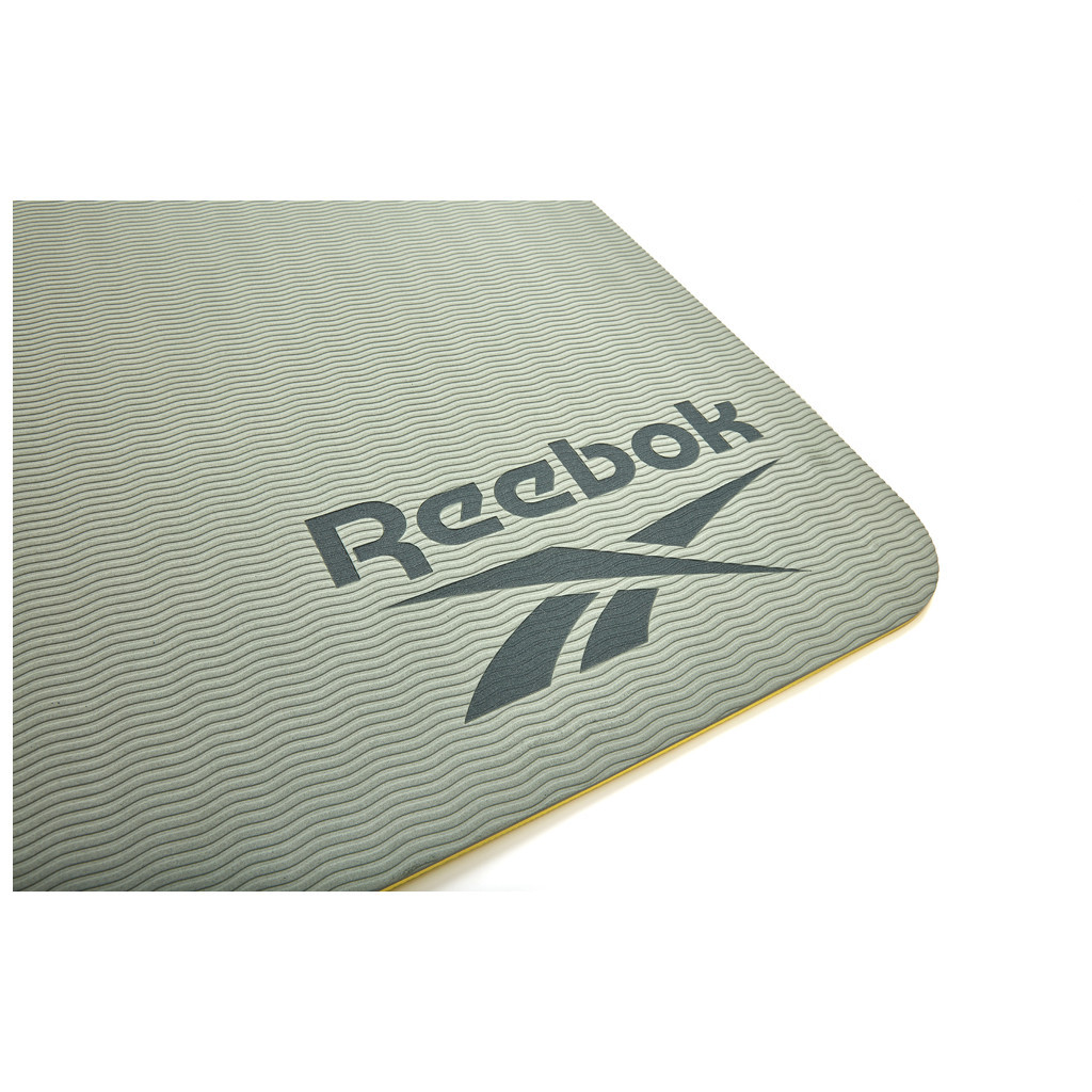 Килимок для йоги Reebok Double Sided Yoga Mat зелений RAYG-11042GR (885652020831) - зображення 10