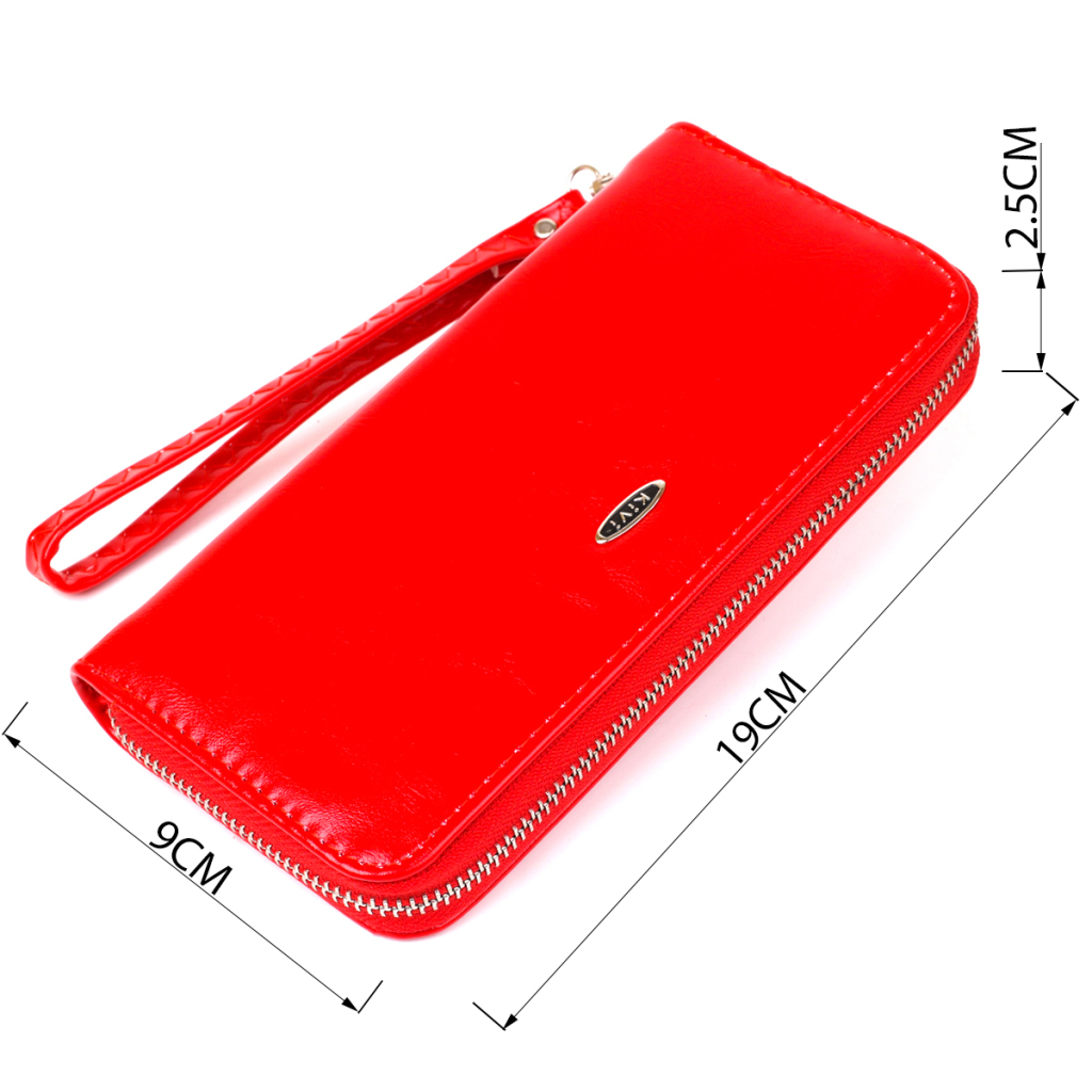 Гаманець Kivi З екошкіри Червоний (19041) - зображення 4